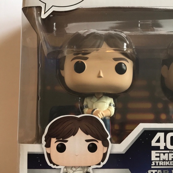 2 pack Han Solo & Princess Leia Funko pop - Picture 5 of 8